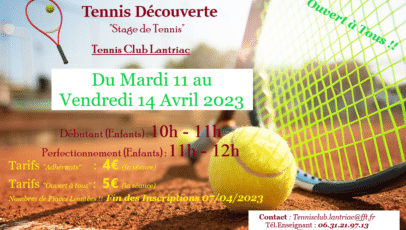 Stage de Tennis