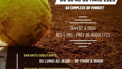 Stages de Tennis – 03 au 06 mars